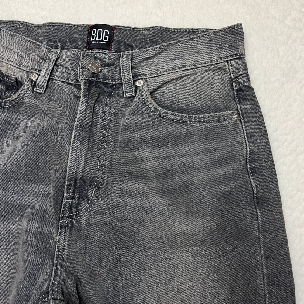 BDG Jeans Mens 28 Gray Cowboy Jean Straight Leg Distressed Urban Outfitters